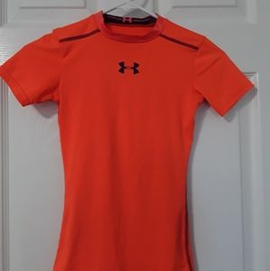 Small Orange Under Armour Compression Shirt Boys